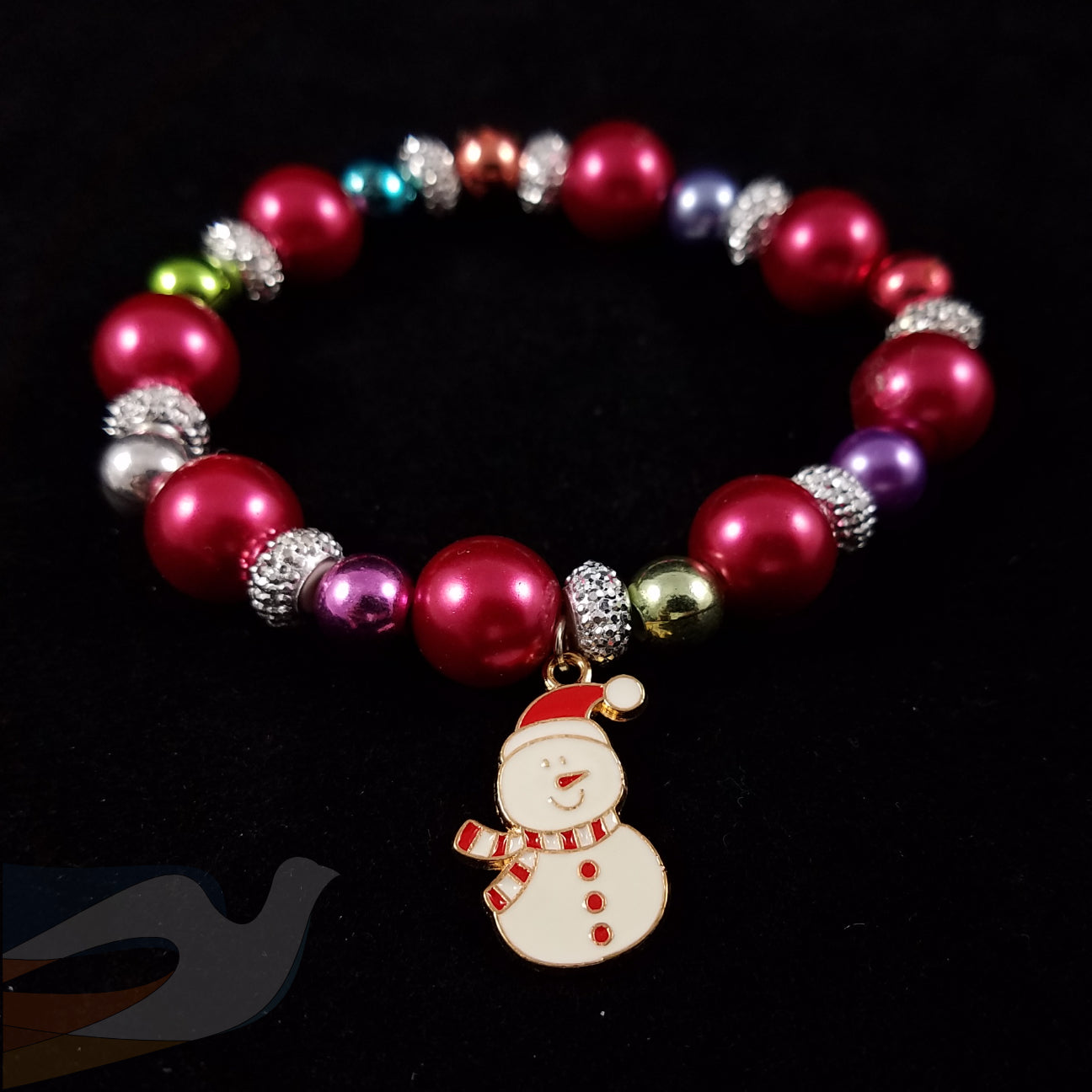 Snowman Christmas Bracelet