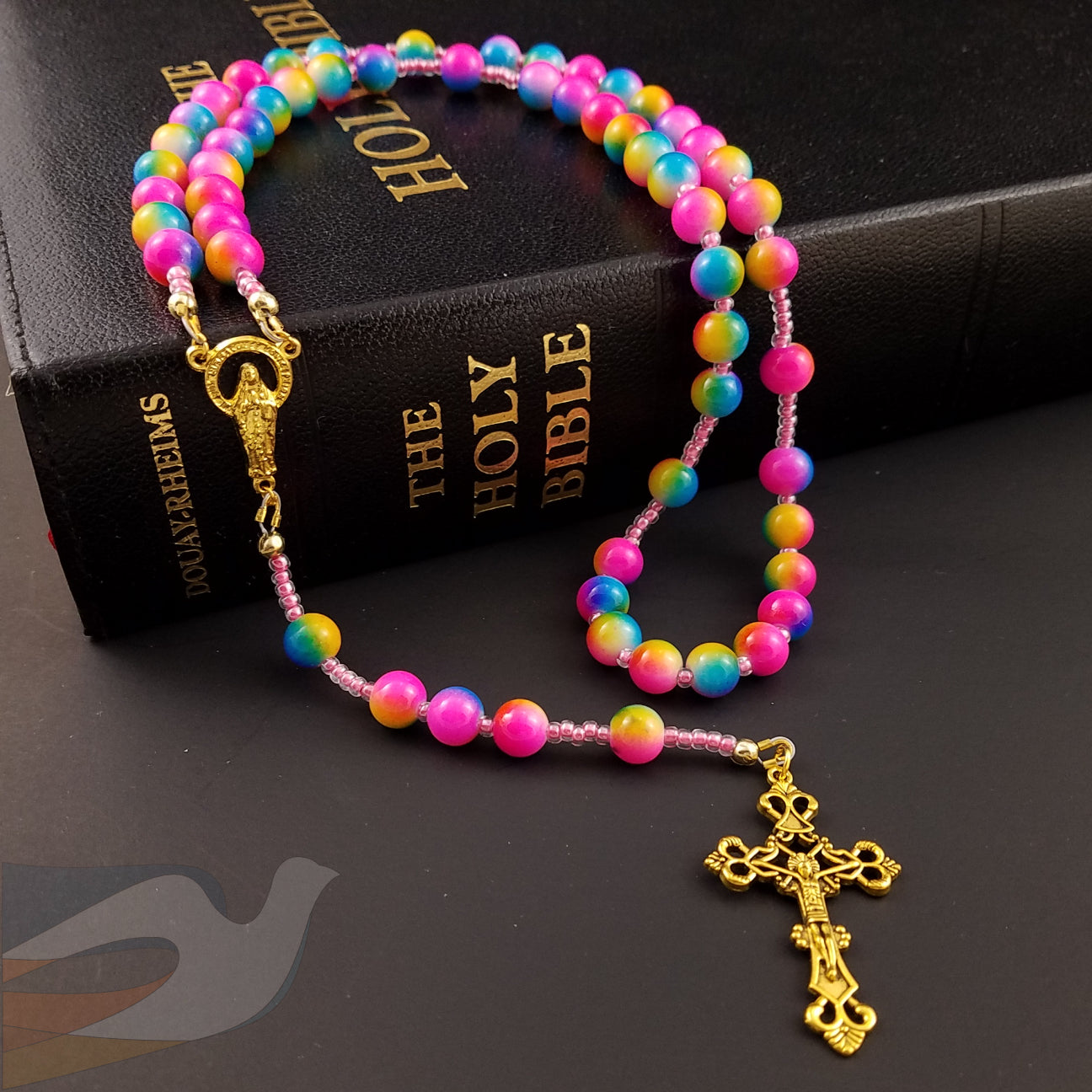Fun Bubble gum colored Rosary
