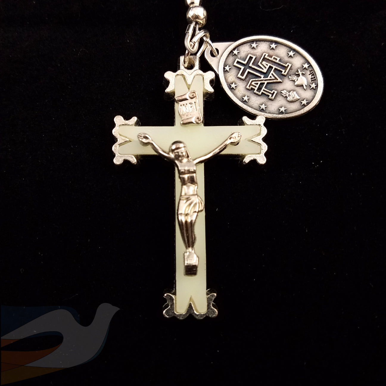 Purple and Silver Vehicle Rosary