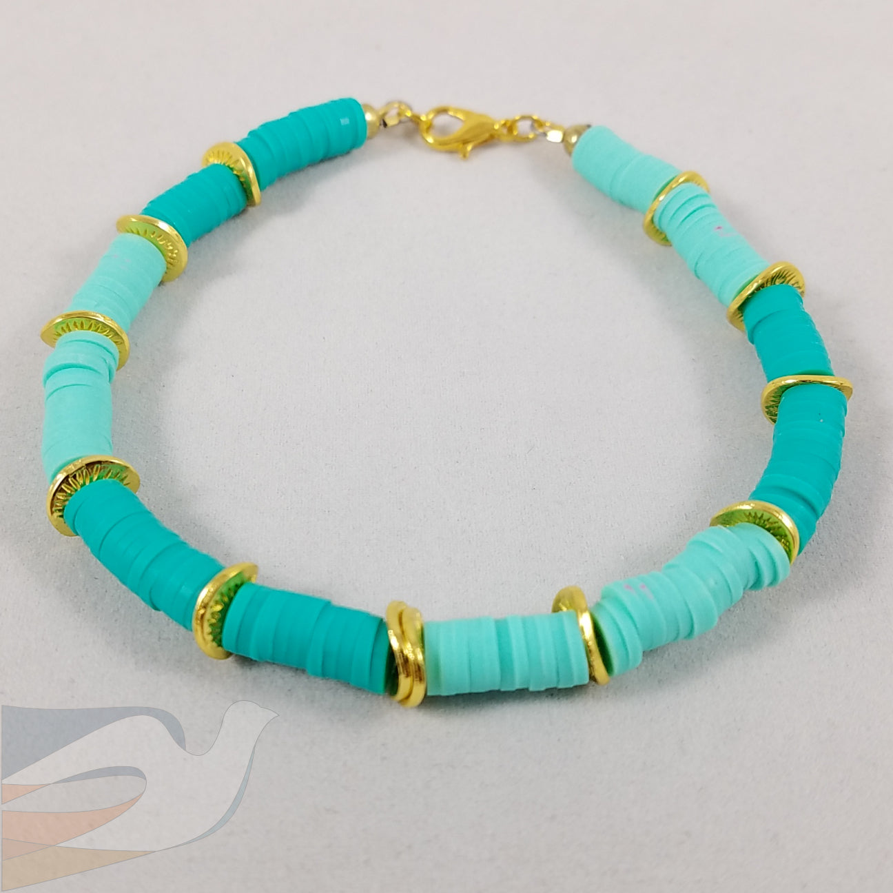 Green and Gold Bracelet