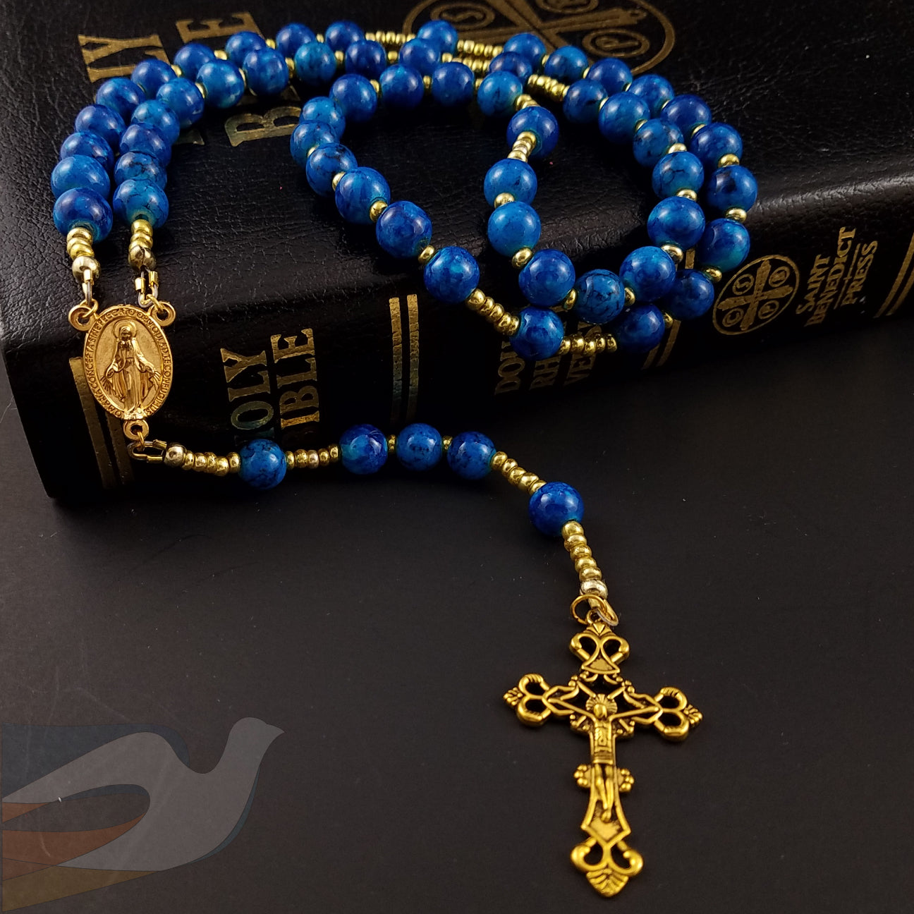 Blue and Gold Rosary