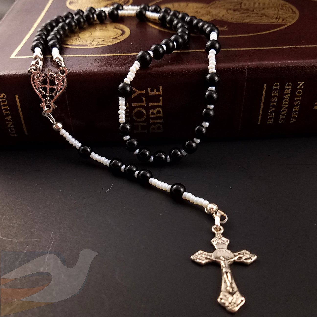 Black and White Rosary
