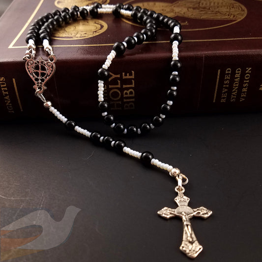 Black and White Rosary